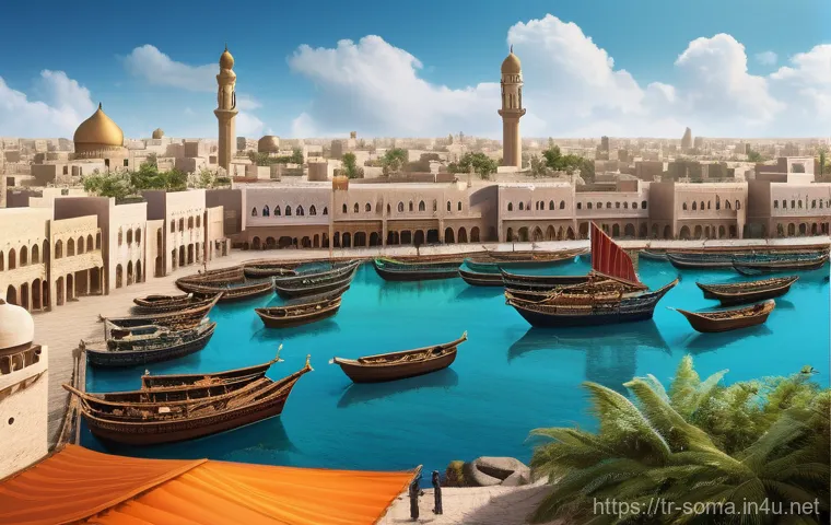 소말리아 역사적 지도 - **Prompt:** A vibrant ancient port scene in the Land of Punt (ancient Somalia), with a detailed Egyp... 소말리아 역사적 지도 - **Prompt:** A vibrant ancient port scene in the Land of Punt (ancient Somalia), with a detailed Egyp...